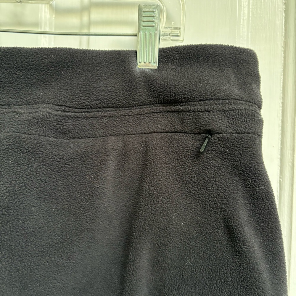 The North Face Women’s Black Polartec Fleece Drawstring Pants Size Large - Picture 2 of 8